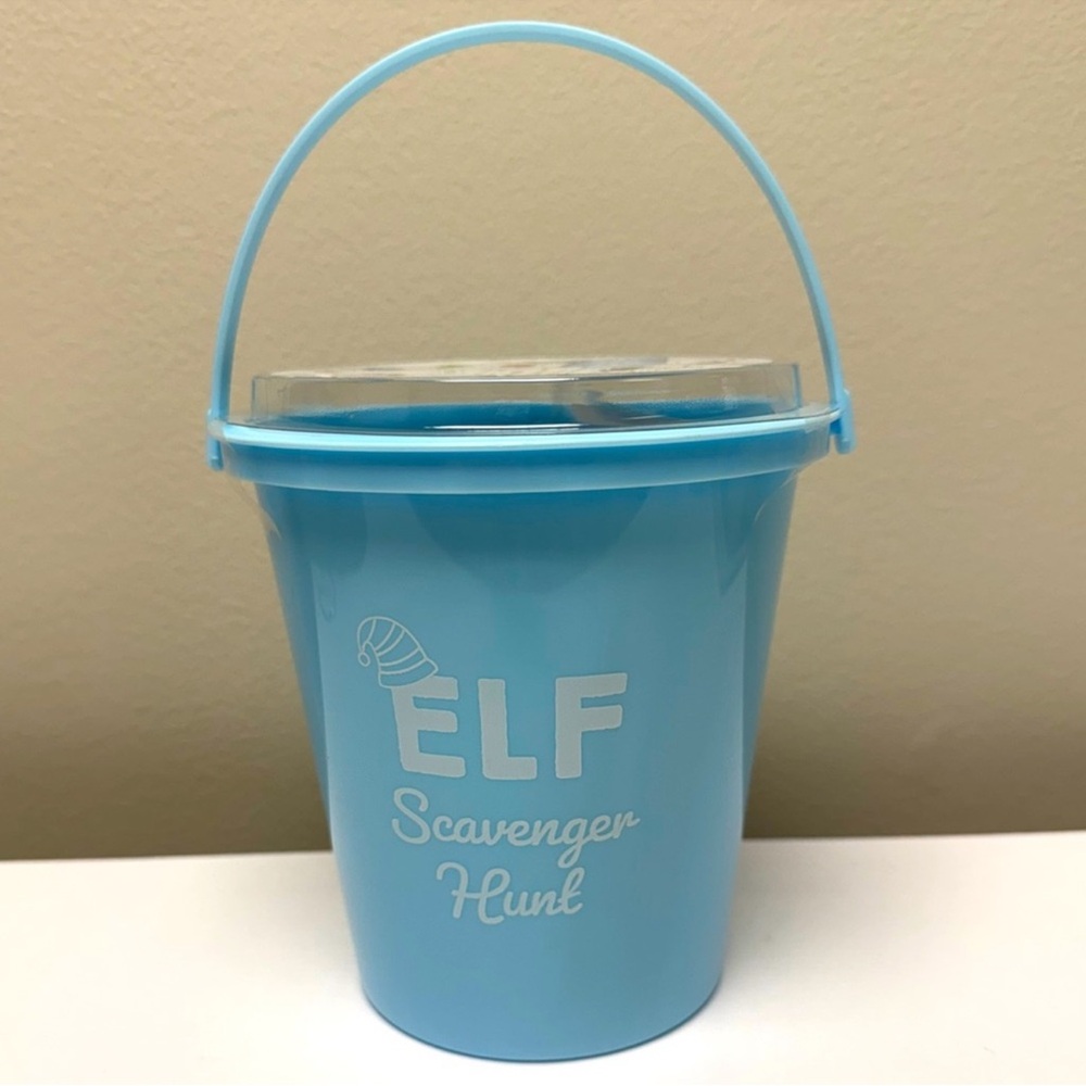 NEW! Target Bullseye Playground Christmas Holiday Bucket Game Elf Scavenger Hunt